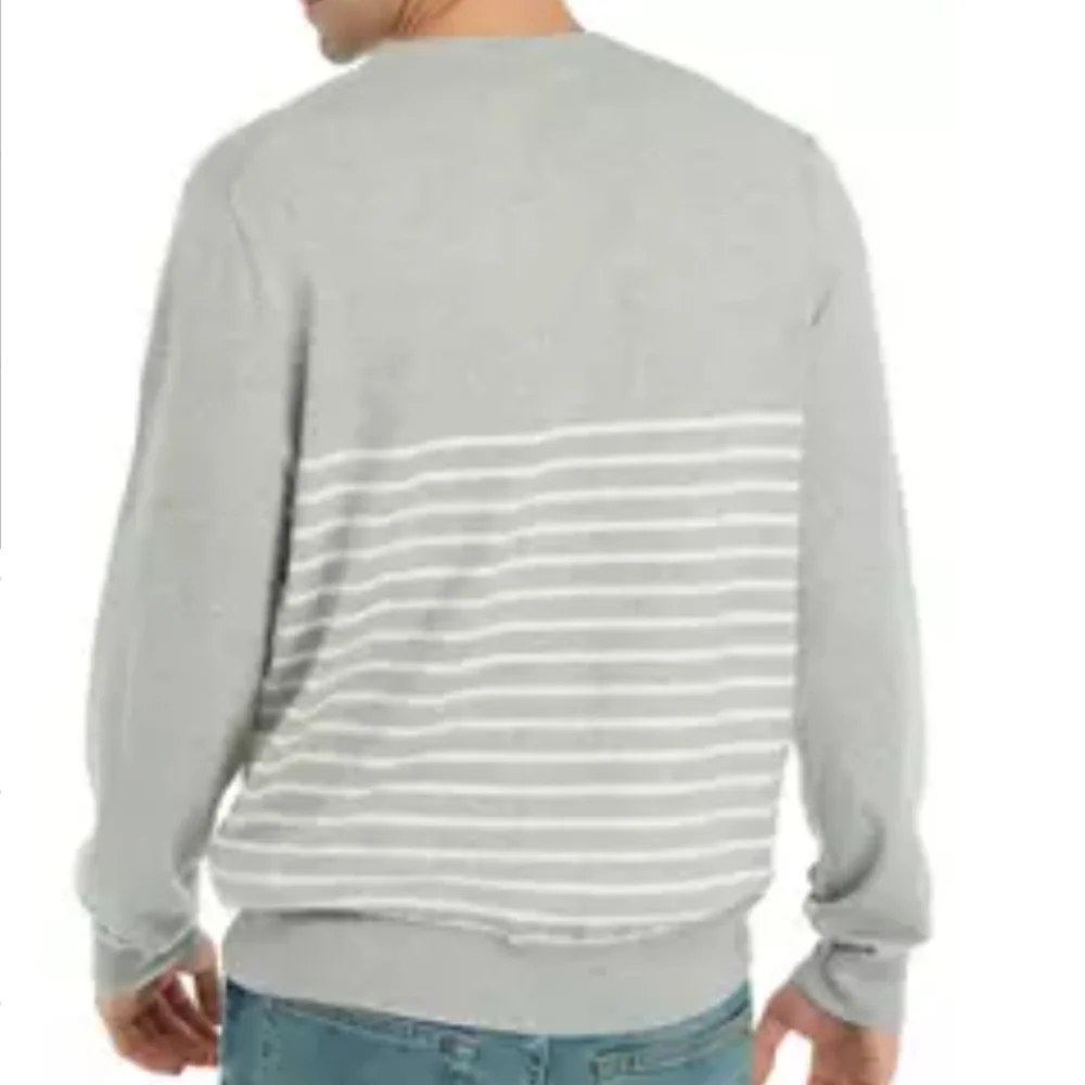 Crown & Ivy Blue Cashmere Blend Crewneck Sweater. Size Large. NWT $65